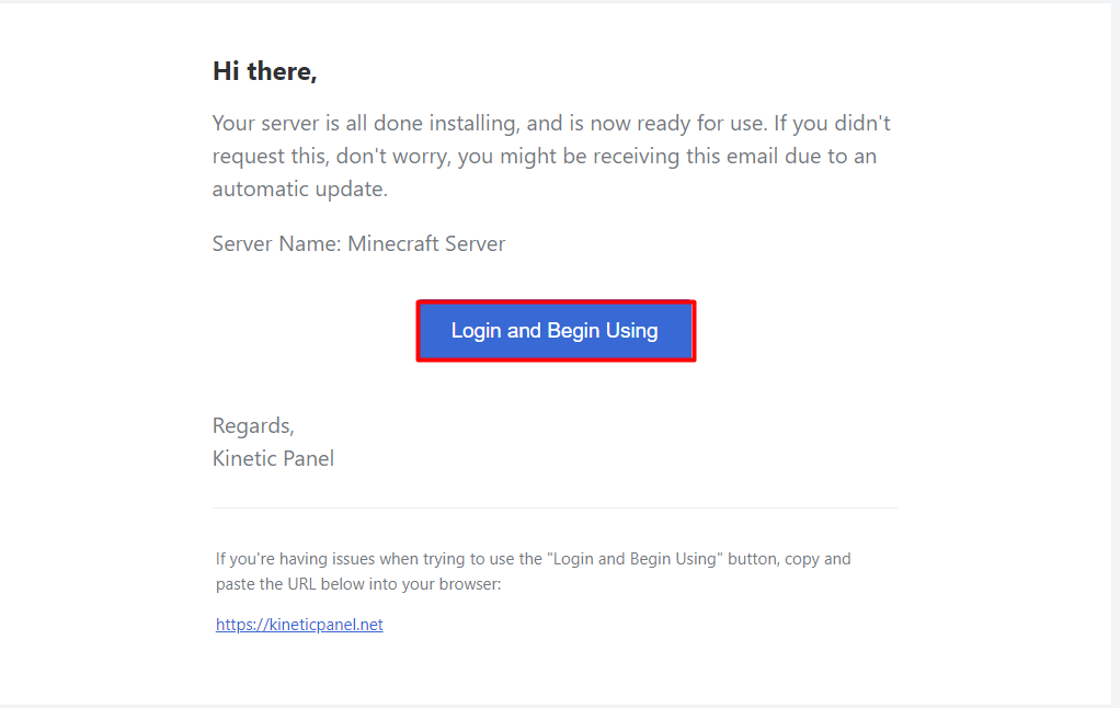 How to use your New Kinetic Hosting Server